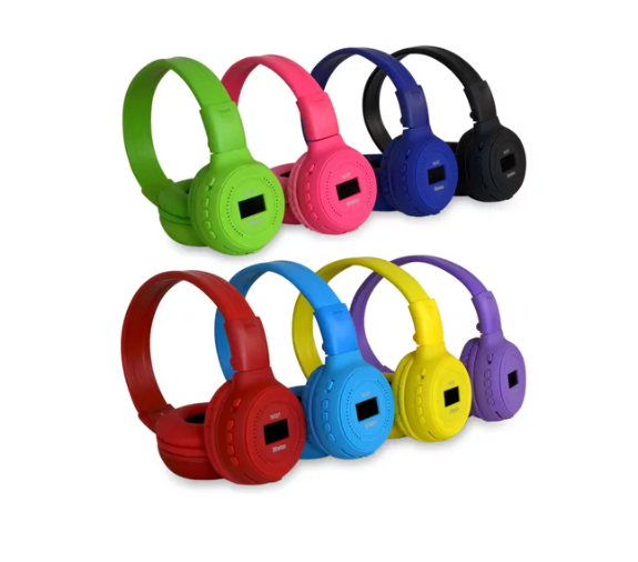 ¡N-65 Diadema Bluetooth con Pantalla – Audífonos MP3 y Radio FM!