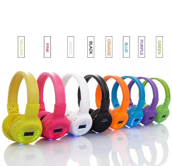 ¡N-65 Diadema Bluetooth con Pantalla – Audífonos MP3 y Radio FM!