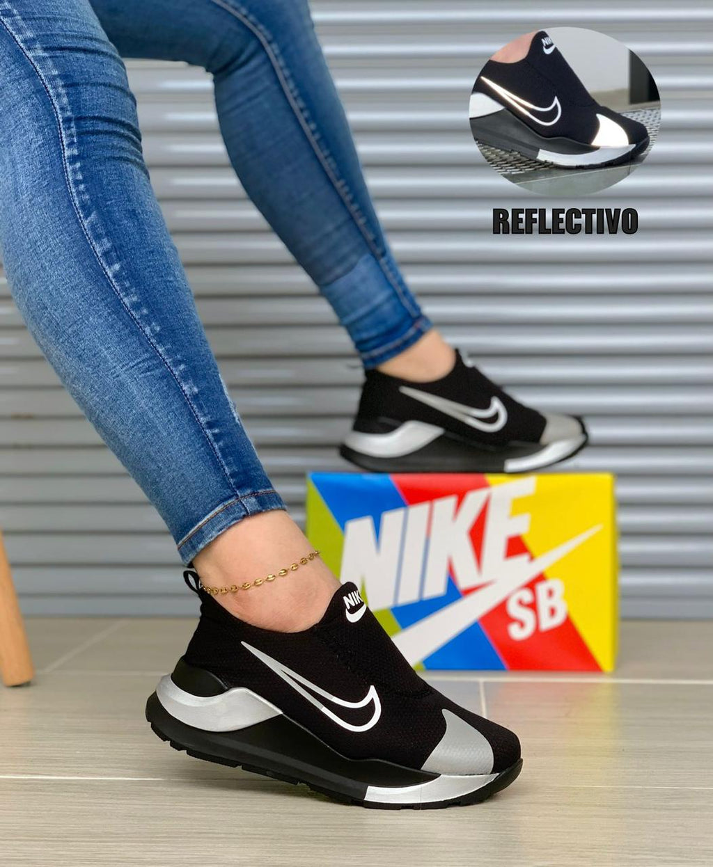 Nike SB Slip-On Reflectivo – Comodidad, Estilo y Tecnología en Cada Paso!