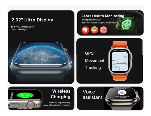 ¡Smartwatch Ultra 2 T10 - Tecnología y Estilo en tu Muñeca!