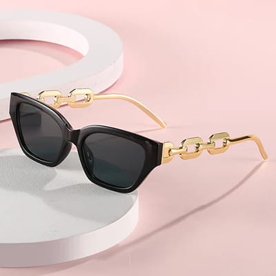 ¡Gafas de Sol Glamour Chain – Elegancia y Estilo Exclusivo!