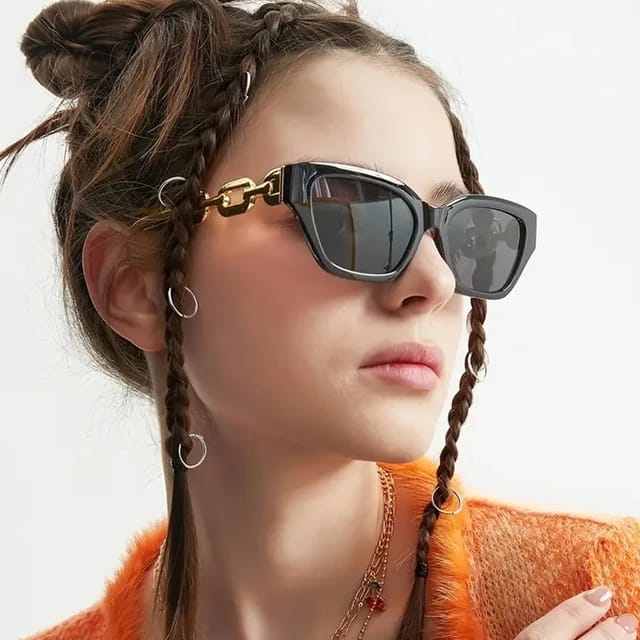 ¡Gafas de Sol Glamour Chain – Elegancia y Estilo Exclusivo!