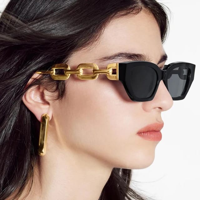¡Gafas de Sol Glamour Chain – Elegancia y Estilo Exclusivo!