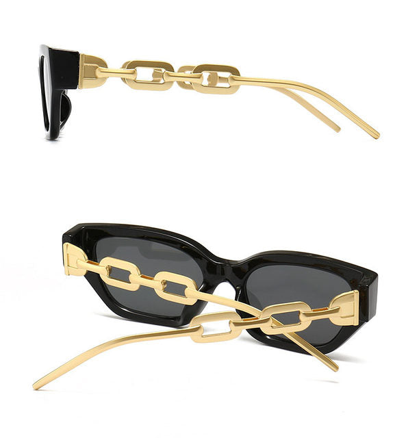 ¡Gafas de Sol Glamour Chain – Elegancia y Estilo Exclusivo!