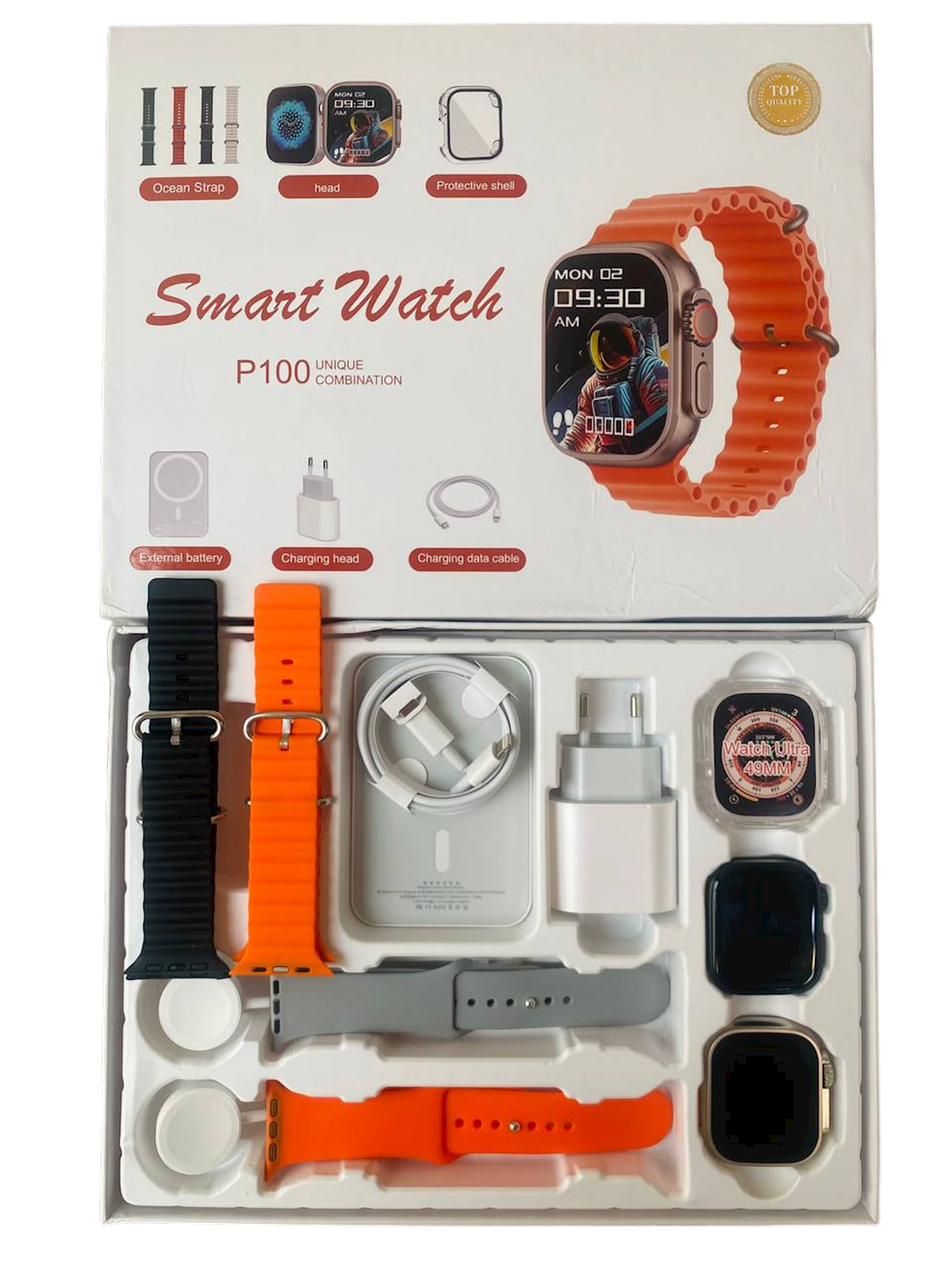 ¡Smartwatch P100 – El Combo Más Completo para Revolucionar tu Día!