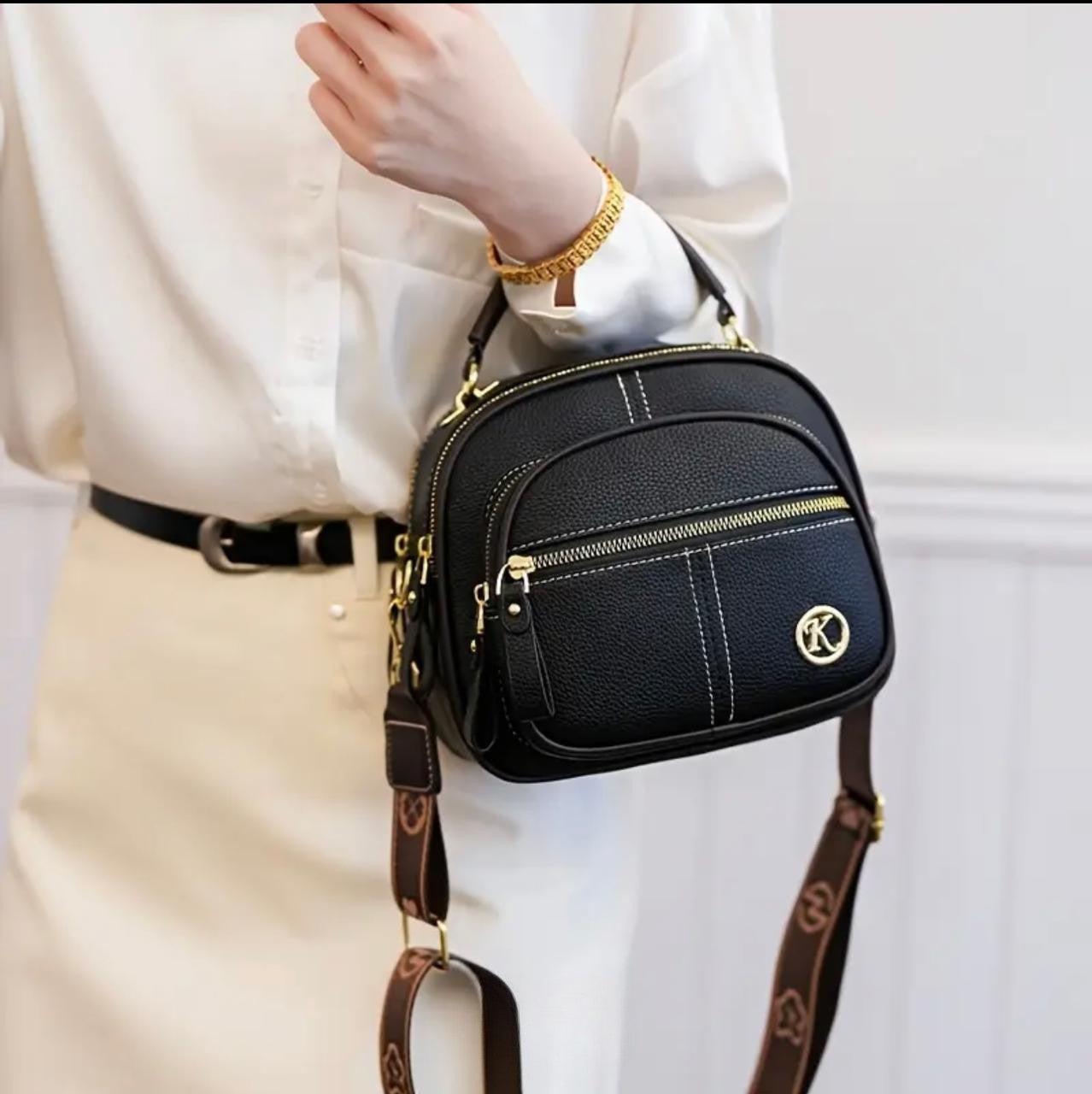 ¡Bolso Glam Elegancia - El bolso compacto, moderno y funcional!