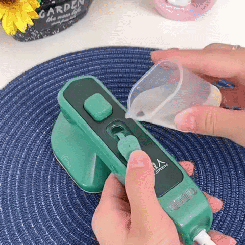 ¡Mini plancha de vapor portátil!